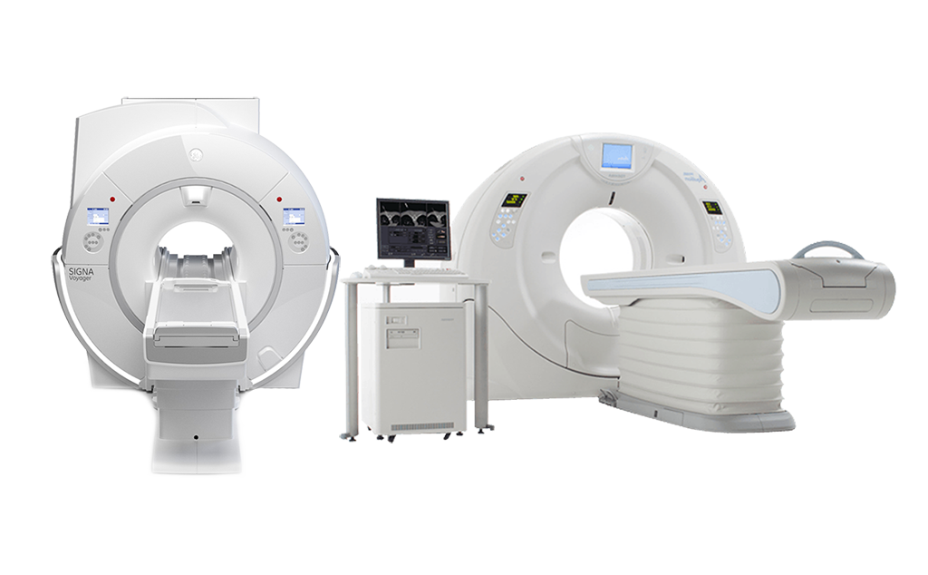 General Electric Signa 1.5 T + Toshiba Aquilion Prime